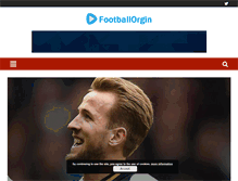 Tablet Screenshot of footballorgin.com